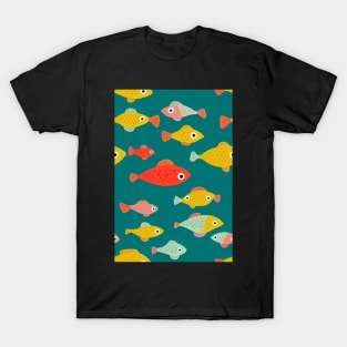 Fish pattern, a perfect gift for Anglers, Fisherman or any Nature Lover #3 T-Shirt